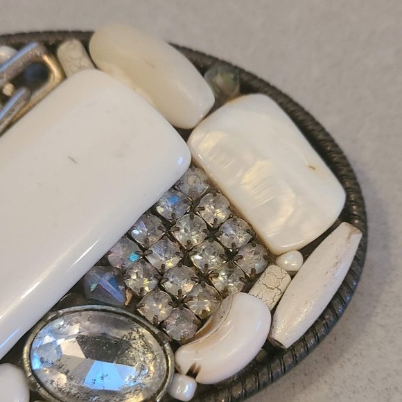 Decorative Beaded Belt Buckle - Picture 3 of 9